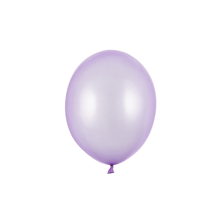 10 Ballonnen Metallic Lila - 27 cm-1