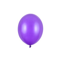 thumb-10 Ballonnen Metallic Purple - 27 cm-1