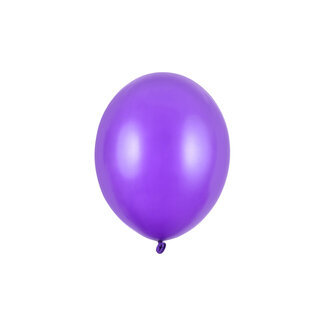 Strong Balloons 10 Ballonnen Metallic Purple - 27 cm