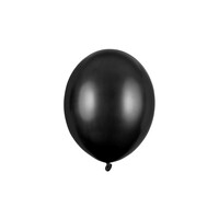 thumb-10 Ballonnen Metallic Black - 27 cm-1