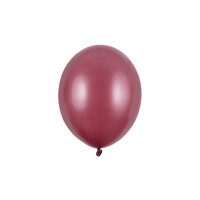 thumb-50 Ballonnen Metallic Maroon - 27 cm-2