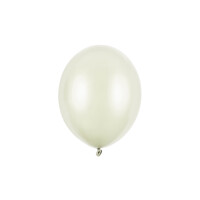 thumb-50 Ballonnen Metallic Light Cream - 27 cm-2
