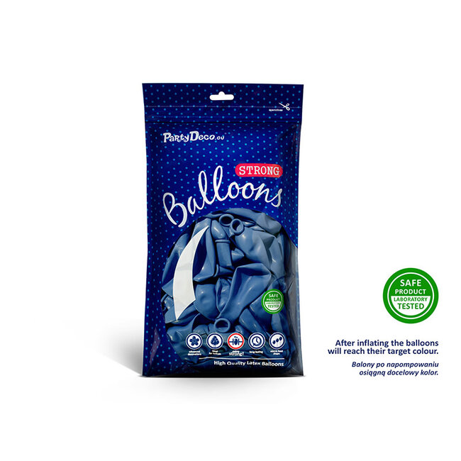 50 Ballonnen Metallic Blue - 27 cm