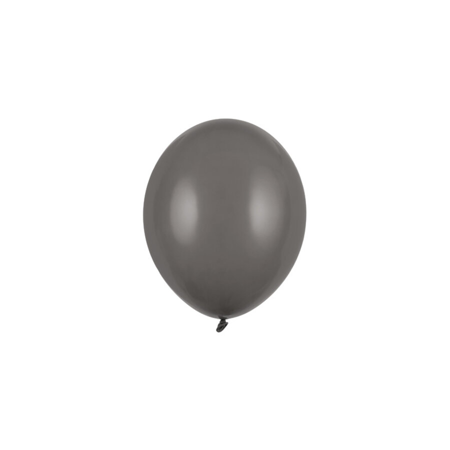 100 Ballonnen Pastel Grey - 12 cm-1