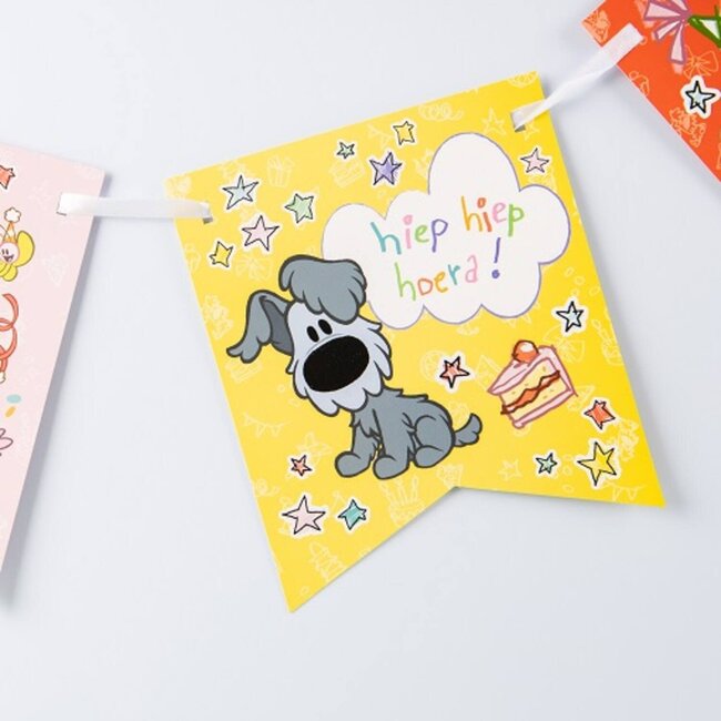 Woezel en Pip Vlaggenlijn - 4 mtr