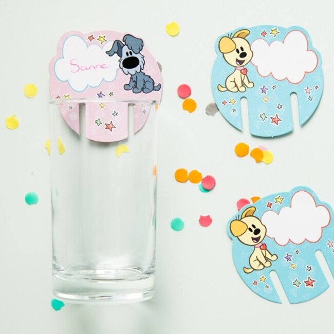 Woezel en Pip Glas Markers - 6 stuks