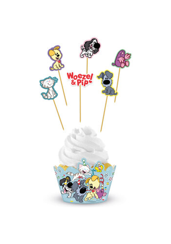 Woezel en Pip Cupcake Decoratie Set 