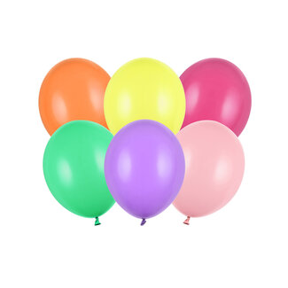 Strong Balloons 10 Ballonnen Pastel Mix - 27 cm