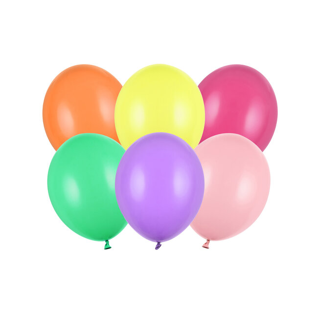 50 Ballonnen Pastel Mix - 27 cm