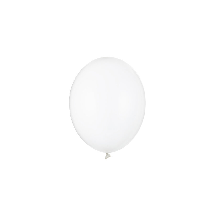 100 Ballonnen Crystal Clear - 12 cm-1