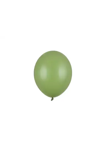 100 Ballonnen Pastel Rosemary Green - 12 cm 