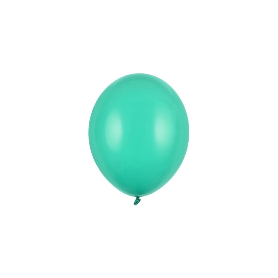 100 Ballonnen Pastel Aquamarine - 12 cm-1