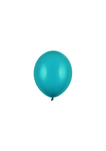 100 Ballonnen Pastel Lagoon Blue - 12 cm 