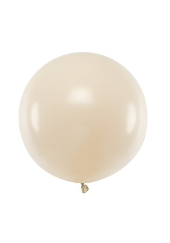 Ronde Ballon 60 cm - Pastel Nude - 1 st 