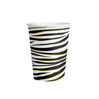 Paperdreams Bekertjes Zebra - 8 stuks