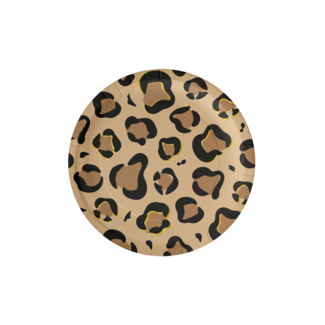 Paperdreams Bordjes Leopard - 23cm  - 8 stuks