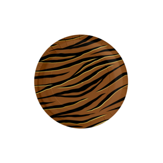 Paperdreams Bordjes Tijger - 23cm  - 8 stuks