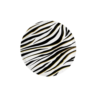 Paperdreams Bordjes Zebra - 23cm  - 8 stuks