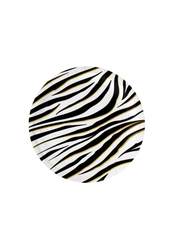 Bordjes Zebra - 23cm  - 8 stuks 