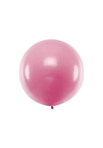 Mega Ballon Metallic Pink - 1 mtr - 1 stuk 