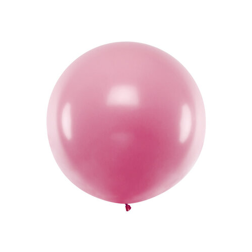 Mega Ballon Metallic Pink - 1 mtr - 1 stuk 