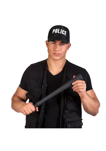 Politie Knuppel Zwart - 50cm 