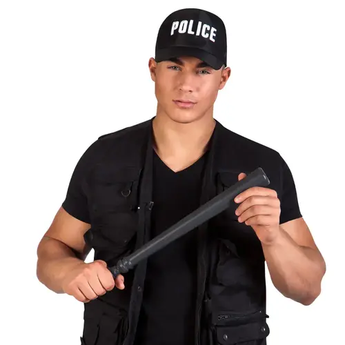 Politie Knuppel Zwart - 50cm 