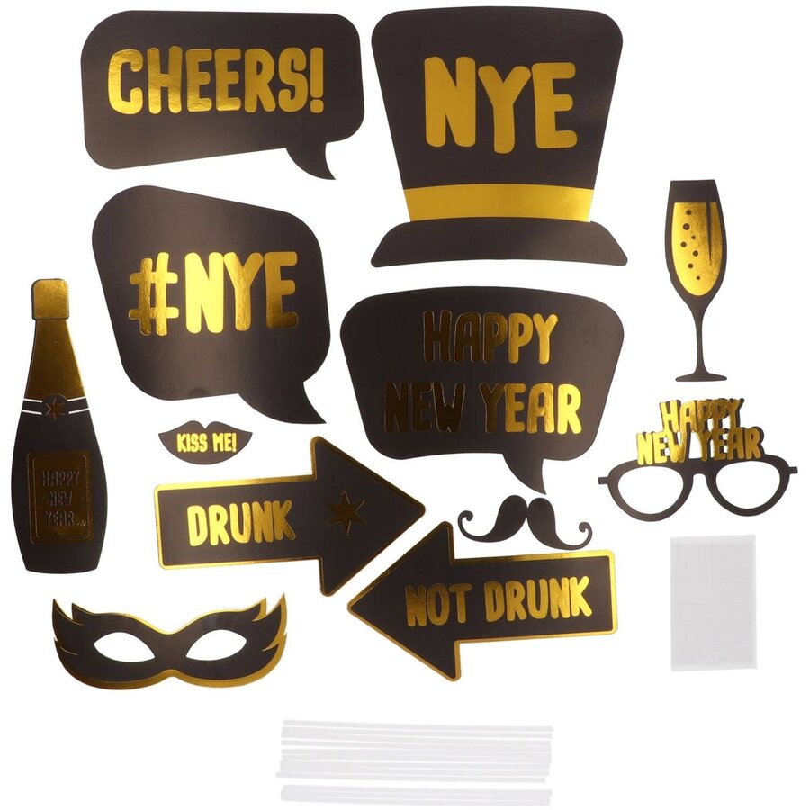 Happy New Year - Photobooth Accessoires-2