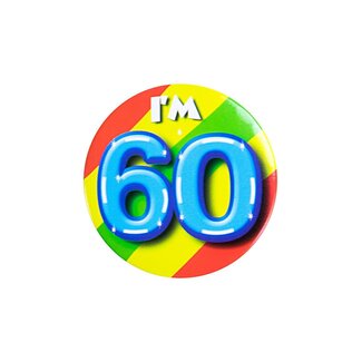 Paperdreams Button - I'm 60