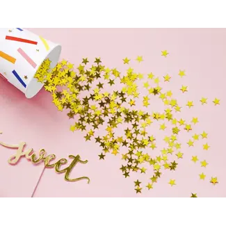 Globos Tafel Confetti Ster Goud - 14 gram