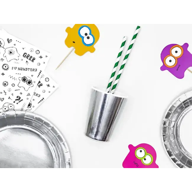 Sparkling Silver Bekertjes - 220 ml - 6 stuks