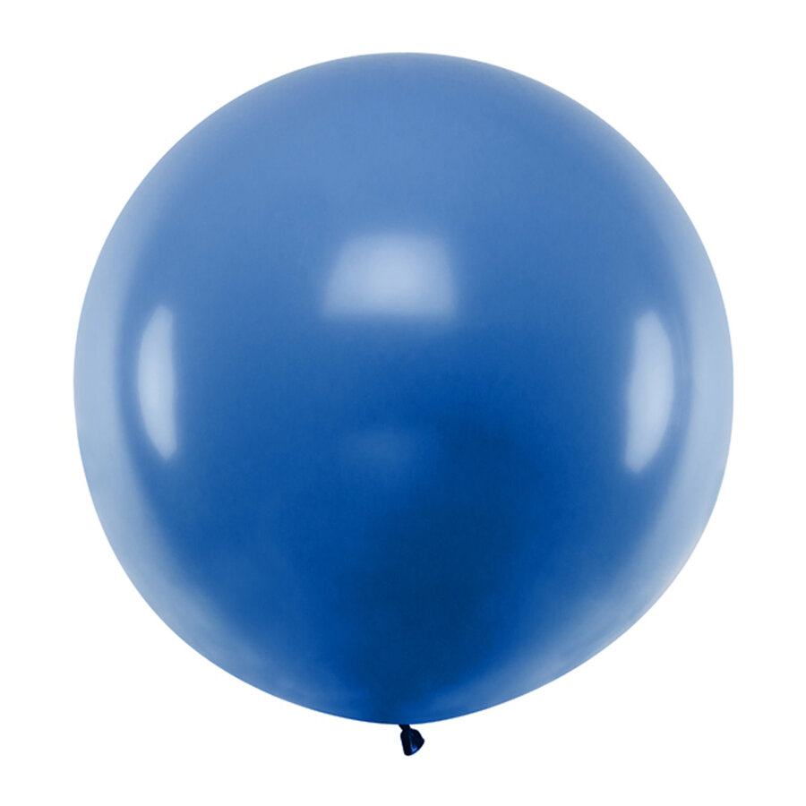 Mega Ballon Pastel Blue - 1 mtr - 1 stuk-1