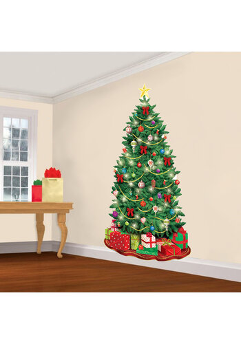 Scene Setter Add-On Christmas Tree Plastic  - 165 x 85 cm 