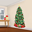 Amscan Scene Setter Add-On Christmas Tree Plastic  - 165 x 85 cm