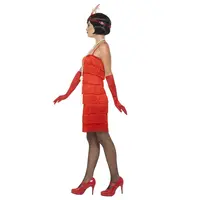 thumb-Flapper Dress Rood-2