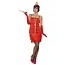 Flapper Dress Rood