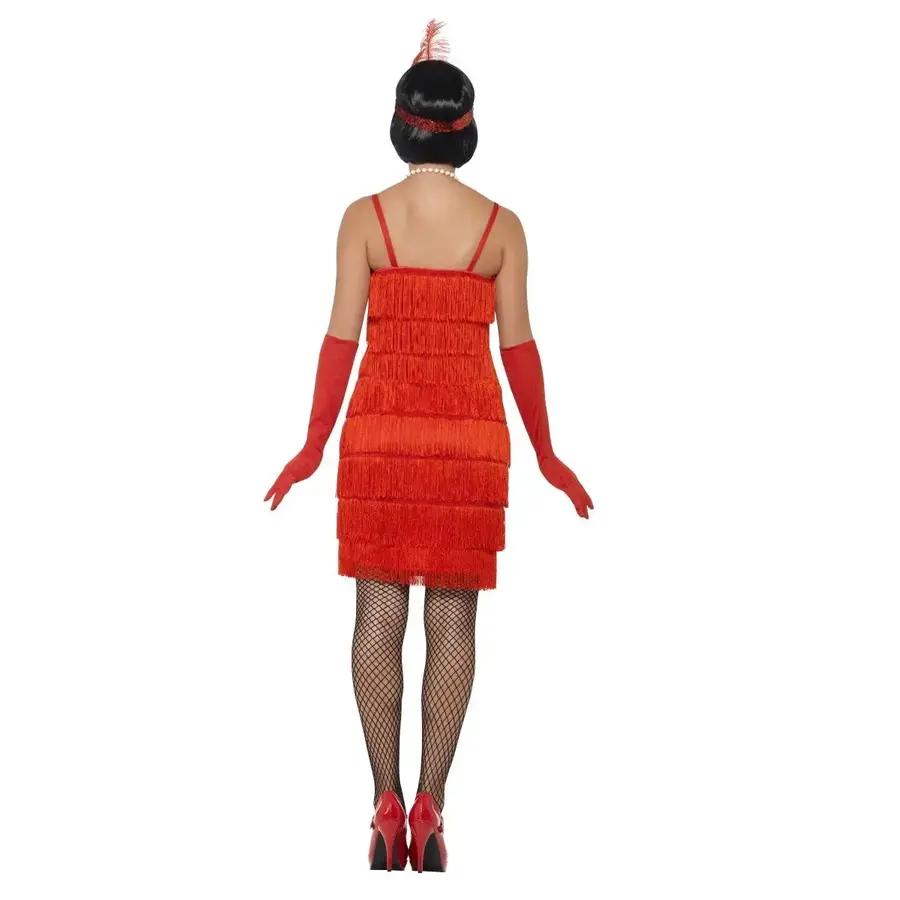 Flapper Dress Rood-4