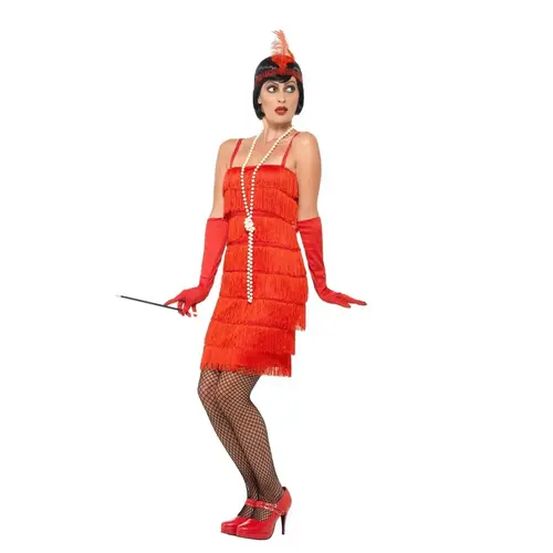 Flapper Dress Rood 