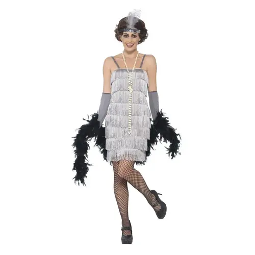 Flapper Dress Silver 