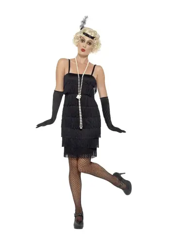 Flapper Dress Black 