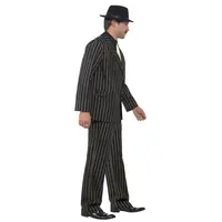 thumb-Gold Pinstripe Gangster Boss-2