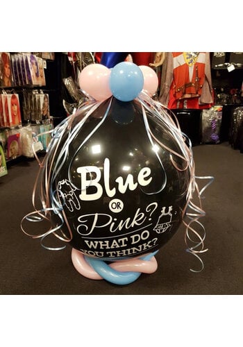 Gender Reveal Ballon - Blue or Pink What do you think? 