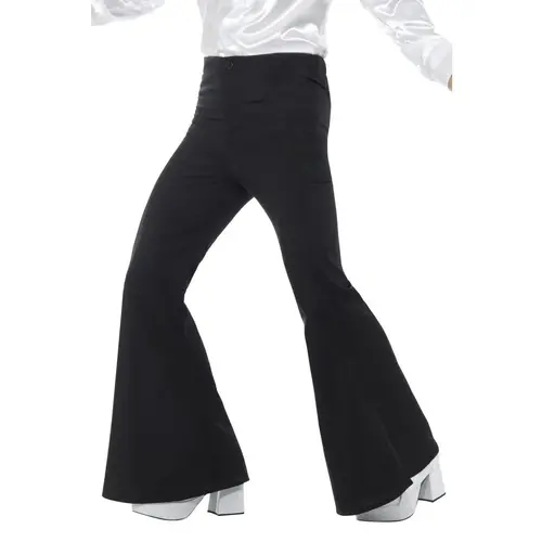 60's / 70's Flared Trousers Black 