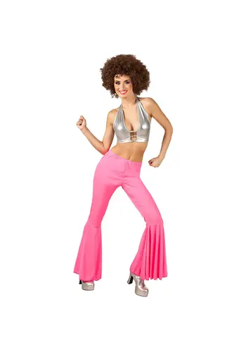 Disco Broek Dames - Hot Pink 