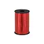 PartyDeco Rol Lint Metallic - Rood - 5 mm x 500 mtr