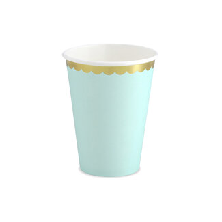 PartyDeco Bekertjes Mint