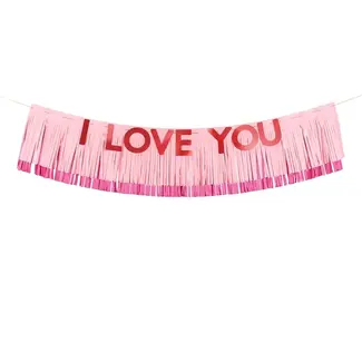 PartyDeco Banner I Love You - 150x30cm