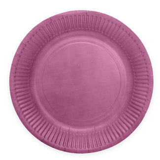 Globos Bordjes Paars - 18cm - 8 st
