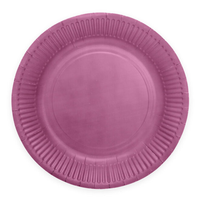 Gebaksbordjes Paars - 18 cm - 8 stuks
