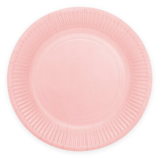 Globos Bordjes Roze - 18cm - 8 st